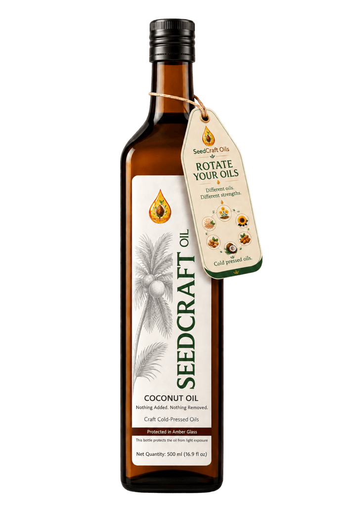 Seedcraft Coconut Oil bottle